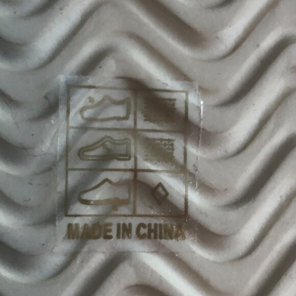 Amba Faux Sherpa Lining White & Gray Knit Slippers 5059283372583 - NEW - Picture 9 of 12